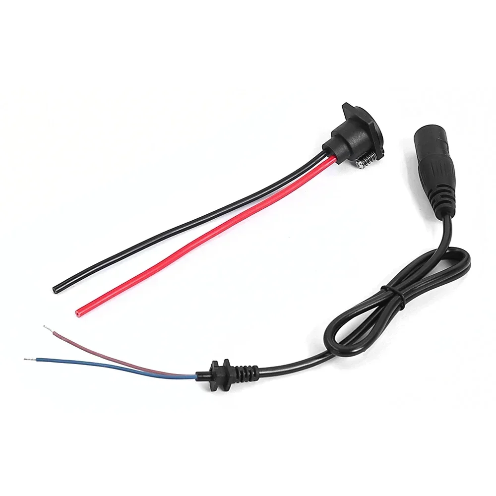 Enchufe de carga para bicicleta eléctrica, Cable de interfaz, conector de Cable macho hembra para patinete eléctrico, enchufe de piezas de servicio Universal