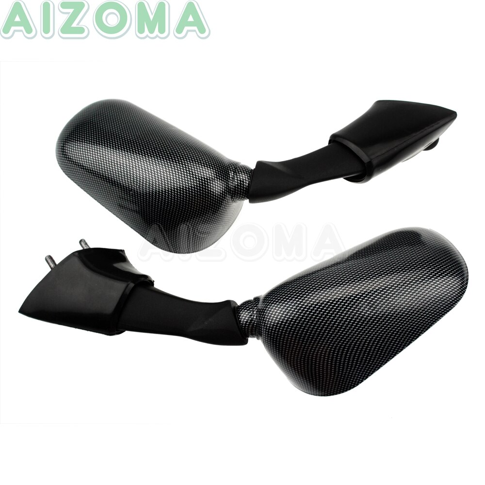 2pcs/Pair Motorcycle Side Rear View Mirror for Yamaha FJR 1300 FJR1300 2003 2004 2005 Carbon Rearview Mirrors