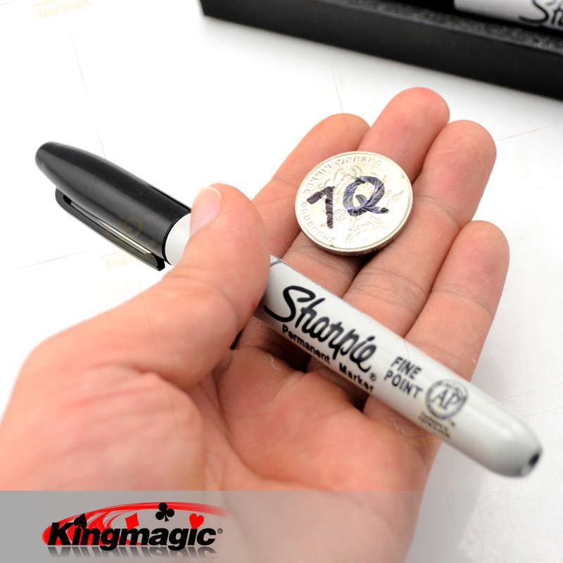 Kingmagic Quantum Bender 2.0 Kracht van god Quantum Bender door John T. lakens Coin Goocheltrucs Magic Props Magie Speelgoed