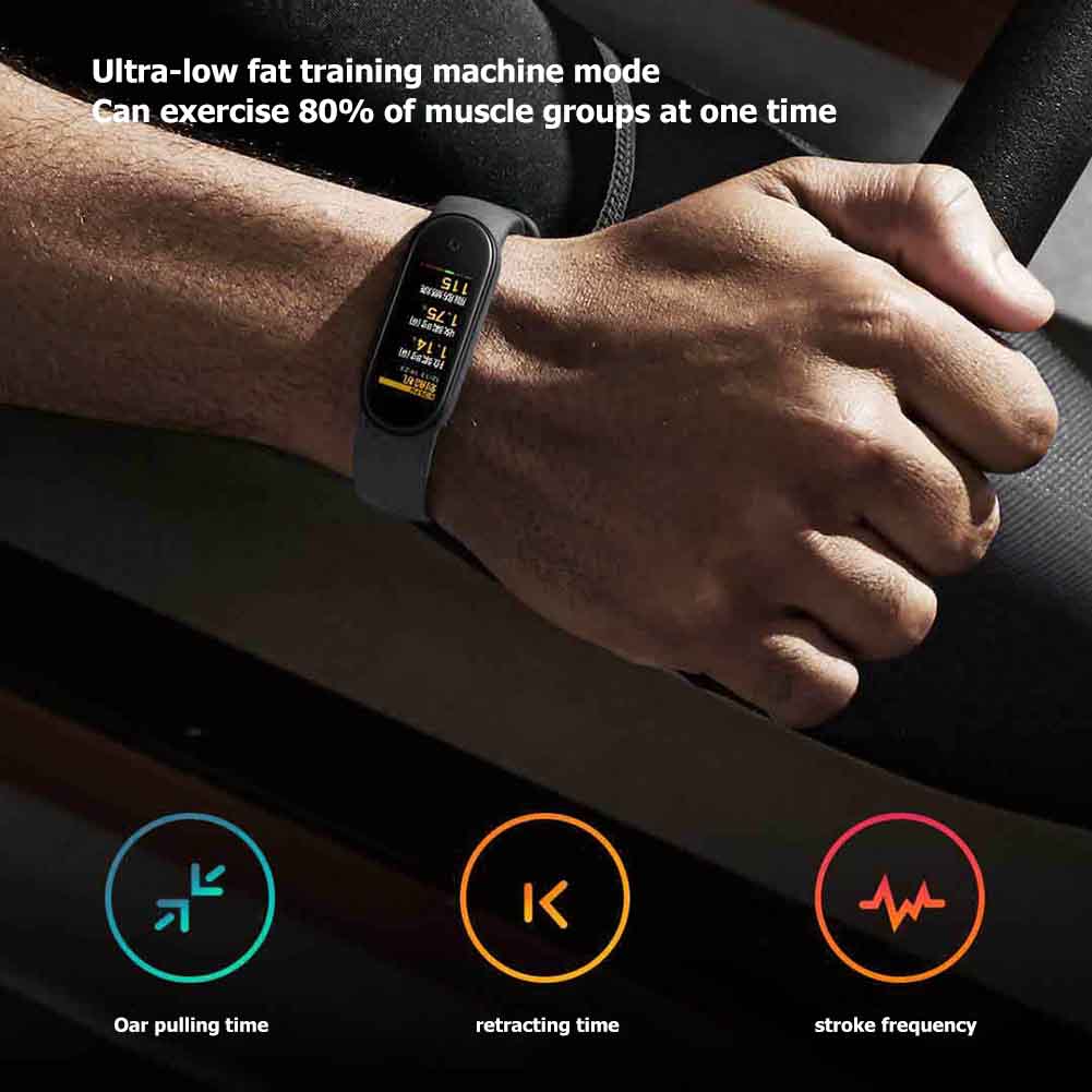 Xiaomi Mi Band 5 Clever Armbinde 5ATM Wasserdichte Clever Sport Band 1,1 zoll AMOLED Bunte Bildschirm NFC Herz Bewertung Fitness Tracker