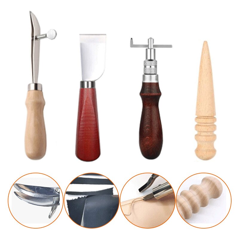 Professionelle Leder Handwerk Werkzeuge NäHenne Reparatur Bausatz Hand NäHenne Nähen Schlag Schnitzen Arbeit Sattel einstellen Leder Handwerk Nadeln einstellen