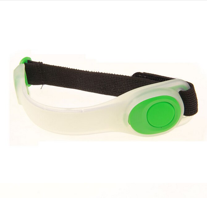 1 Uds brazalete luminoso LED seguro y duradero luz reflejada haz de luz nocturna con pulsera brazalete Jogging ciclismo: 04