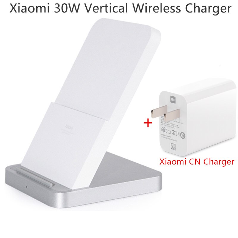 100% Original Xiaomi Vertical Air-cooled Wireless Charger 30W Max with Flash Charging for Xiaomi Mi Smartphone: Vertical 30W