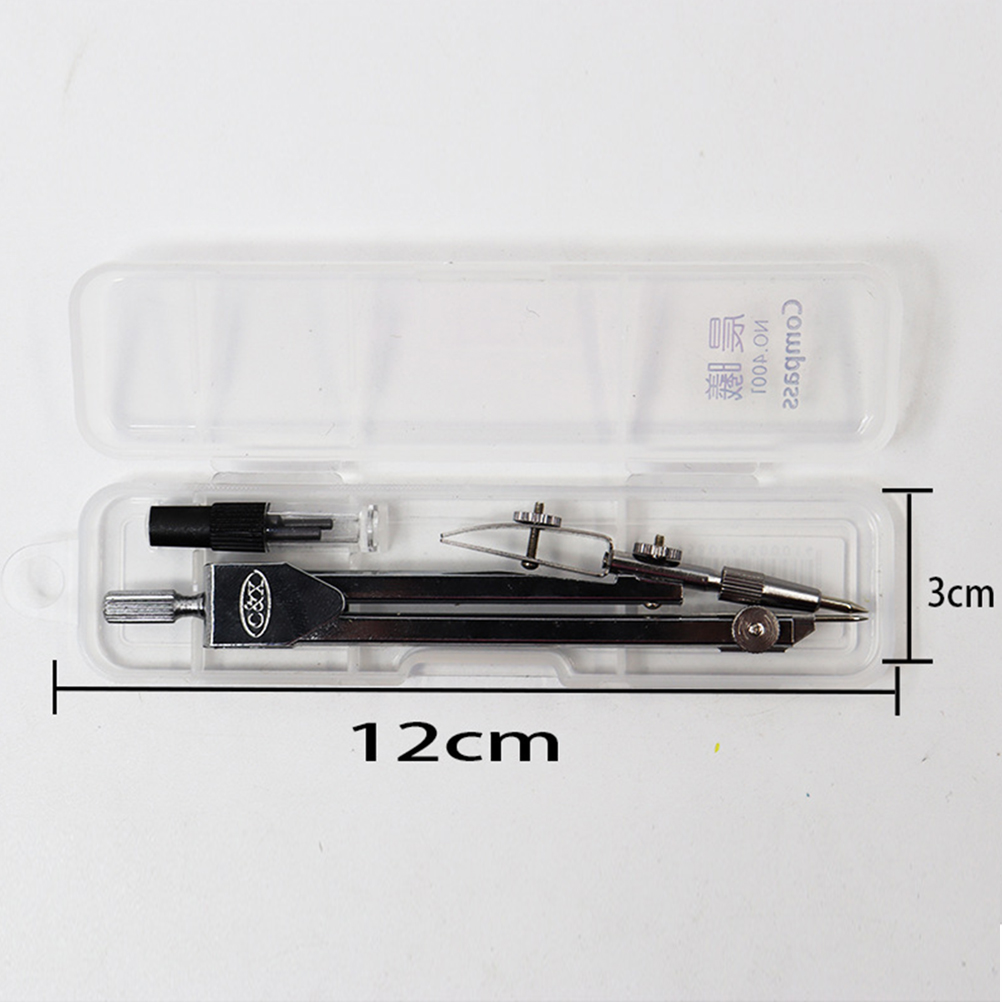 Compas de géométrie pour étudiants, 2 pièces, outils d'enseignement des maths, fournitures de dessin