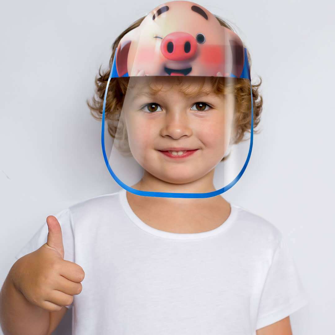 1Pcs Faceshield Transparent Full Face Cover Safety Protective Film Tool Anti-oil Anti-fog Kitchen Outside Use: kids 2