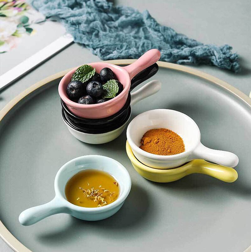 Ivoor-Witte Kleine Keramische Schotel Fotografie Achtergrond Studio Props Voor Graan Voedsel Drijfmest Brood Salade Dressing Diy Mini Items