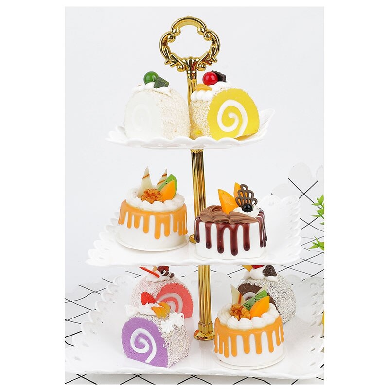 Nsiwem 6 Sets Accessoires pour Stand à gâteaux Kits 2-3