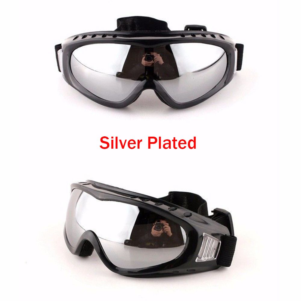 Retro Pilot Goggles Motor Protective Gears Glasses Eye Protection For Motorcycle Cruiser Cafe Scooter Motorcycle Accessories: C