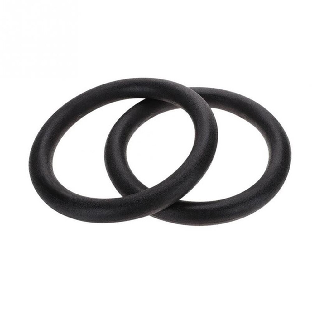2Pcs Home Gym Pull Up Exercise Fitness Gymnastic Rings Strength Training Tool: Default Title