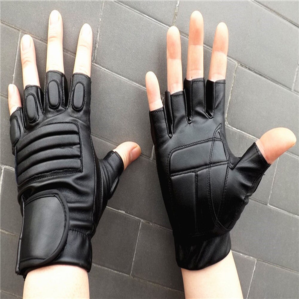 Men Winter Leather Motorcycle Sports Outdoor Protection Gloves Men Winter Gloves handschoenen guantes mujer