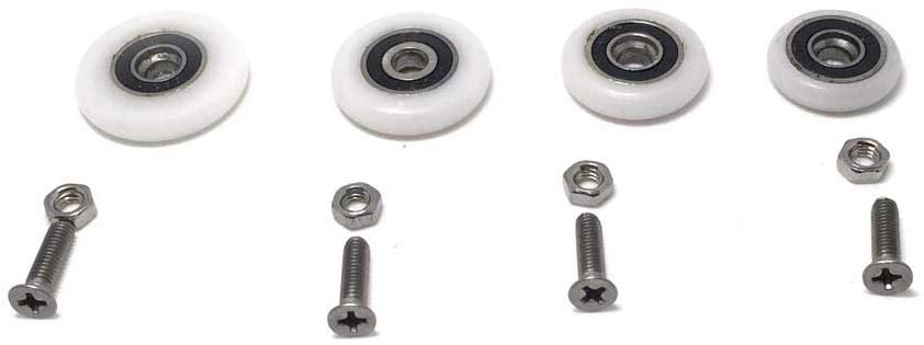 Bruser dørruller hjul runner remskiver roller rolli  a 19mm-27mm