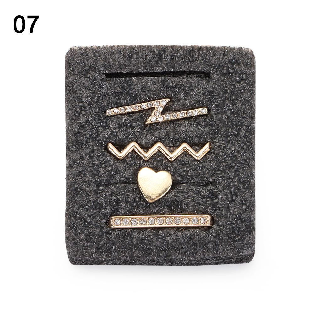 Dla Apple Watch Band diamentowa miłość ozdoba metalowa zawieszka ozdobny pierścionek kreatywna broszka inteligentny zegarek akcesoria do paska silikonowego: 07