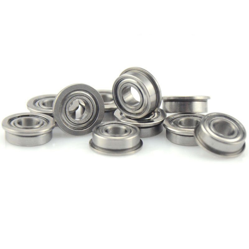 100pcs miniature flanged bearing MF126ZZ 6*12*4 mm LF-1260ZZ flange deep groove ball bearings 6mmx12mmx4mm