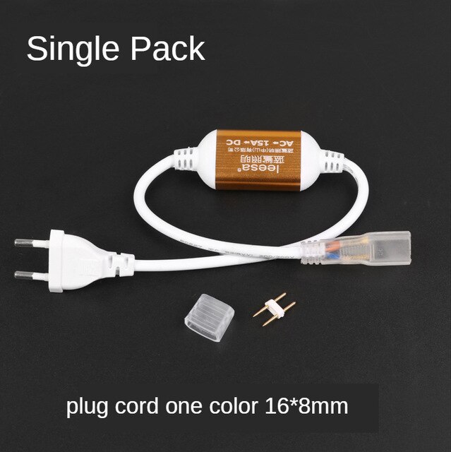 Aquarium fish tank color fluorescent lamp with 220V sump DIY fish tank lamp with LED waterproof light bar 1 meter: For single Plug