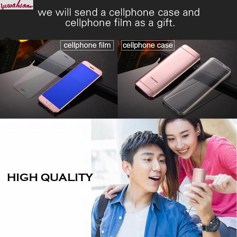 Original Ulcool V26 Touch Display Metal Body Bluetooth 2.0 Dialer Dual Sim Credit Card Mobile Cell Phone+case+screen Protector