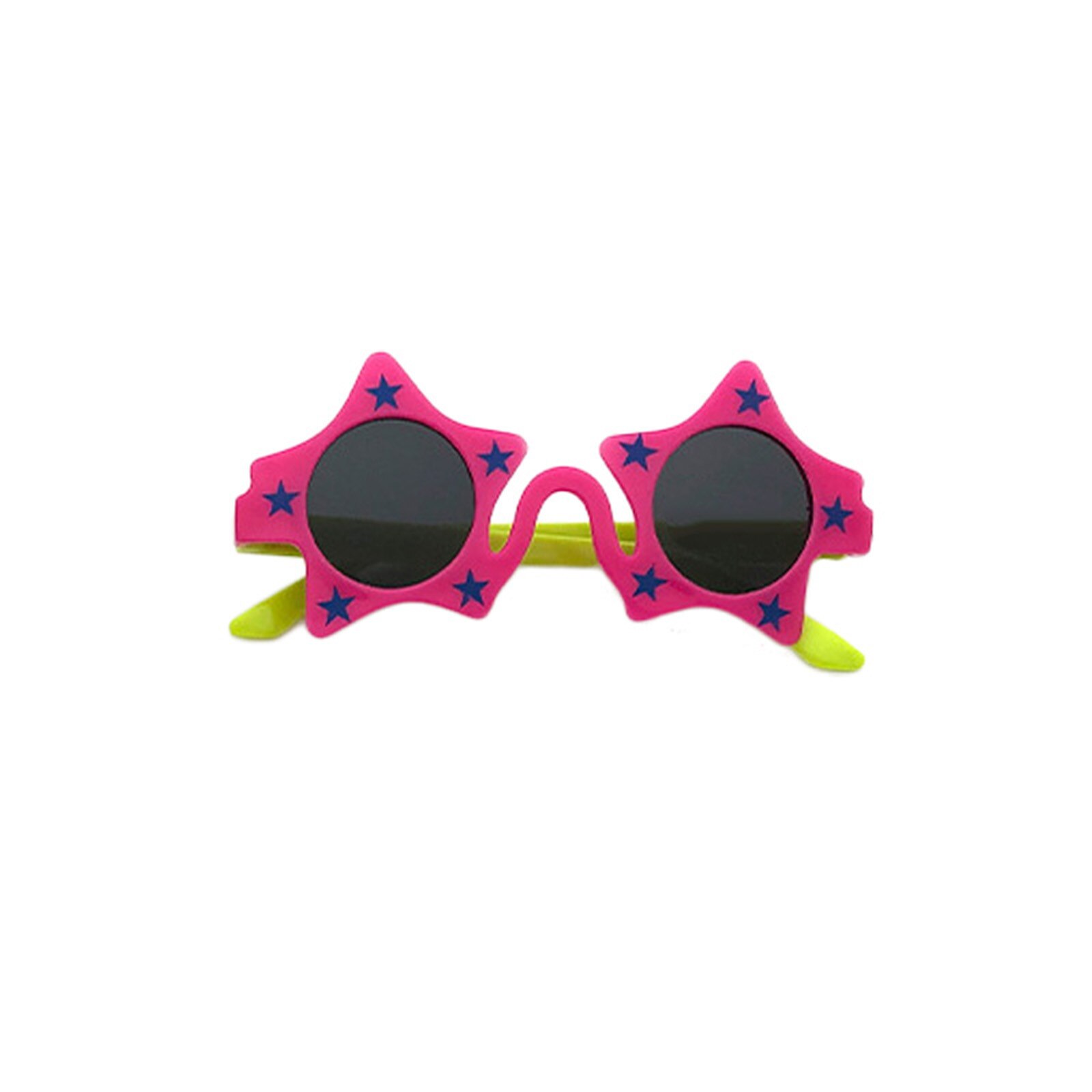 Occhiali da sole per bambini specchio riflettente colorato bambino bambini Baby Boy Girl Star occhiali da sole colorati carini occhiali da sole decorati #4: F