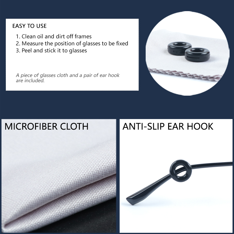 Farbe_MAX Silikon-Nasenpads für Brillen, selbstklebender Silikon-Nasenpads zum Aufkleben, für Brillen, Sonnenbrillen, 5 Paar