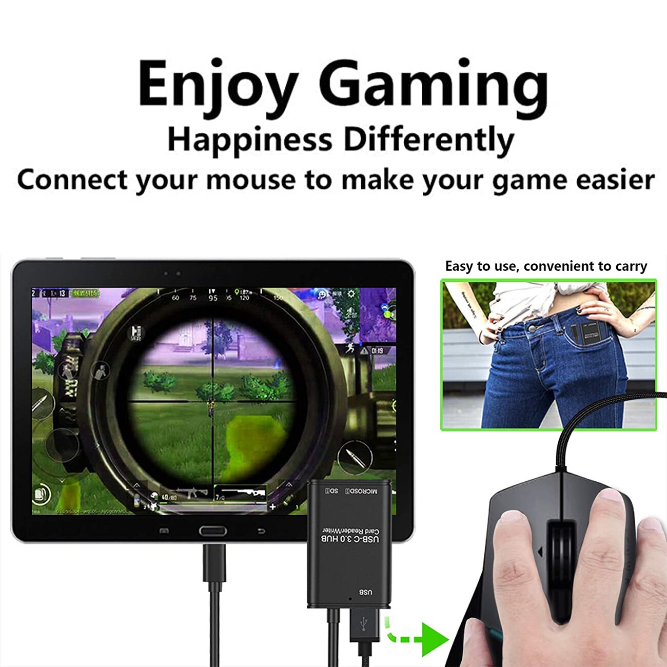 Usb c kortläsare/skrivare/otg adapter usb 3.0 kortläsare adapterkapacitet för sd-kort macbook kamera android windows linux vista