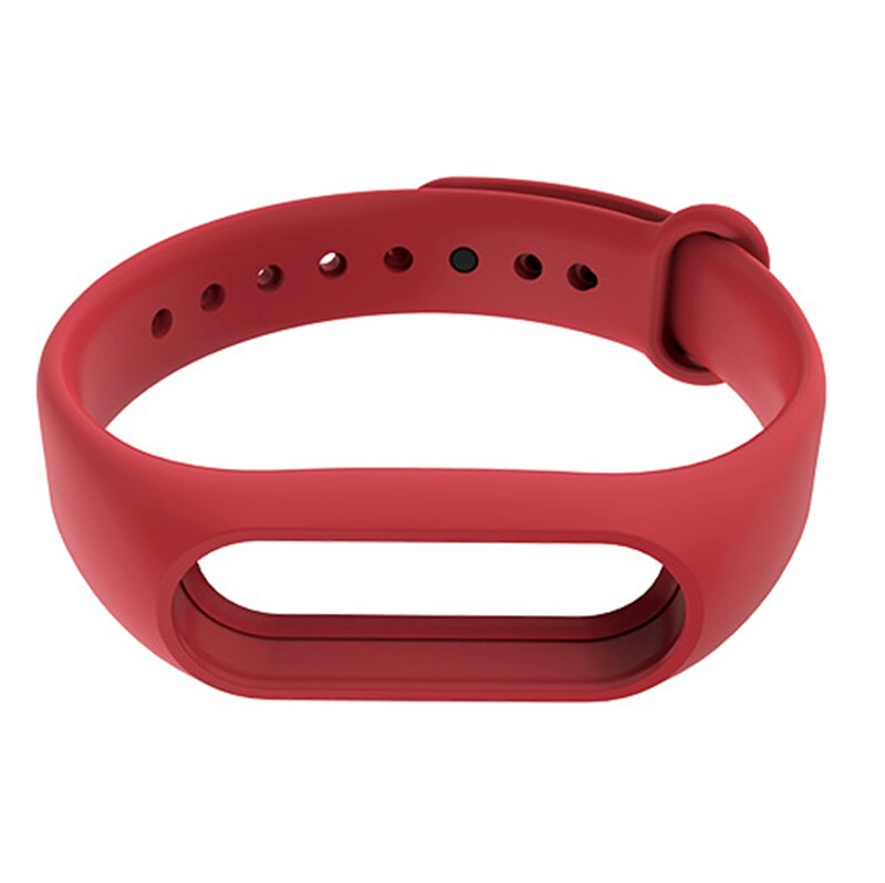 Xiaomi Mi Band 2 Band Armband Strap Miband Vervanging Effen Kleur Siliconen Polsbandje Voor Xiaomi Band 2 Accessoires: 4