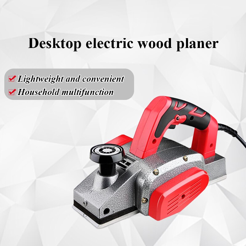Desktop Electric Wood Planer Planer Portable Electric Planer Woodworking Planer Electric Planer Household Multifunctional