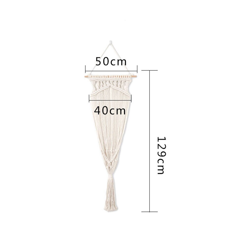 Merk handgeweven hangmand katoen huisdier nest kat hond hangmat draad speelgoed schommel bohemian wandhanger macramé: B