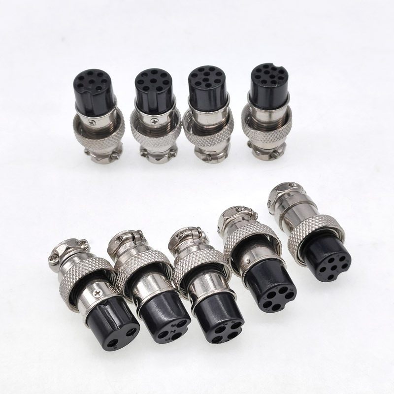GX16*10PCS Cable Connector 5/8" 2Pin3pin4pin 5pin6pin7pin8pin9pin10pin Male Plug Female Socket Connectors