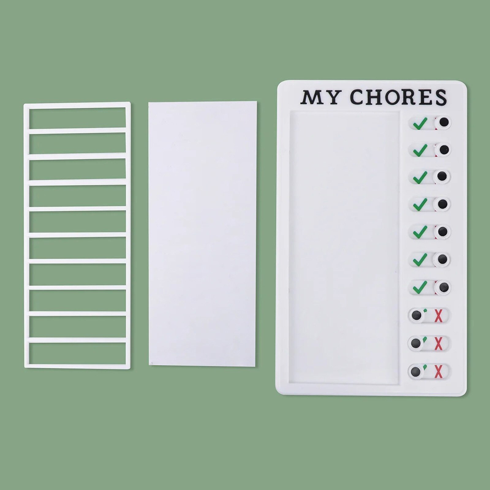 Whiteboard Planner Weekly &amp; Monthly Planner Whiteboard Flexible Daily Message Drawing Refrigerator Home Office White Board