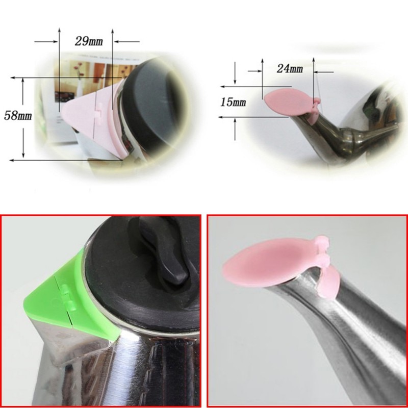 1Pcs Waterkoker Plastic Stofkap Huishoudelijke Ketel Mond Cap Kookgerei Huis Keuken Accessoires Willekeurige Kleur