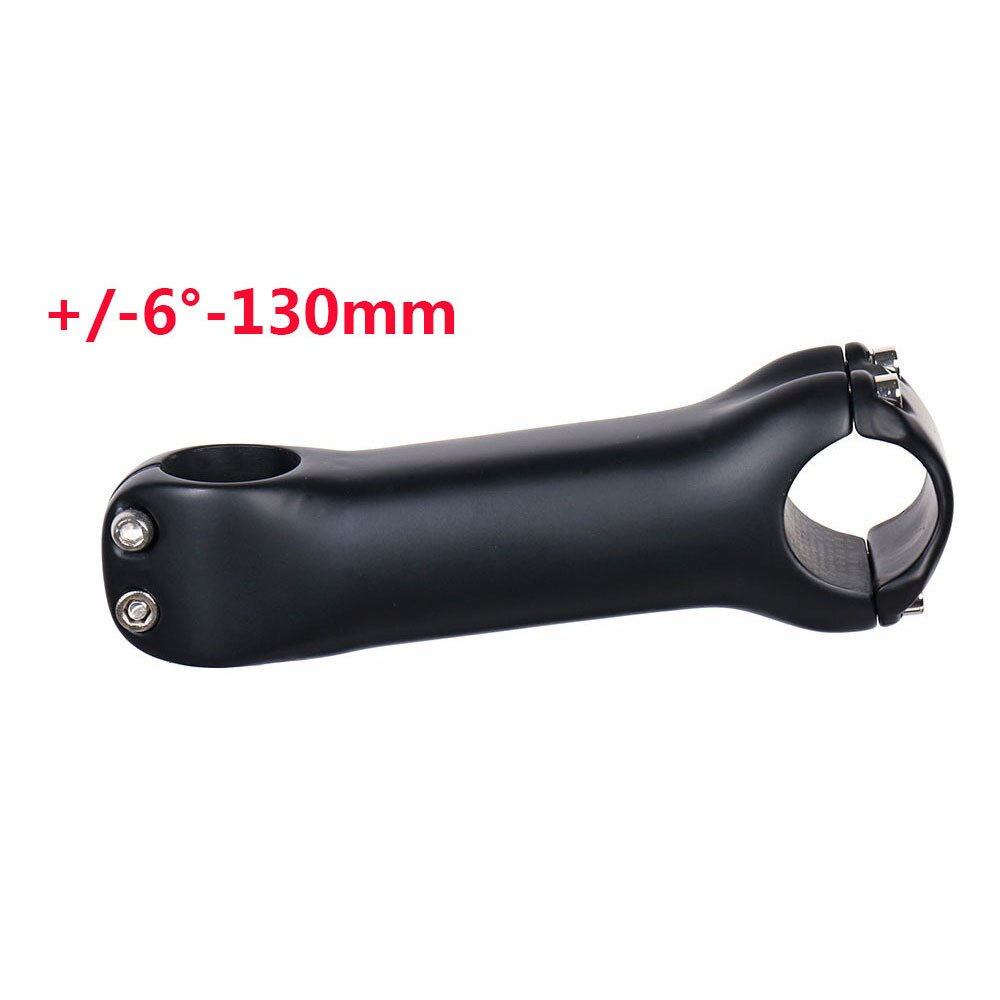 ELITA ONE Bicycle Stem Carbon Fibre MTB/Road Bike Stem 6/17 Degree 31.8MM Handlebar Stem UD/Black 70-130mmmm: 6Degree130mm-2107