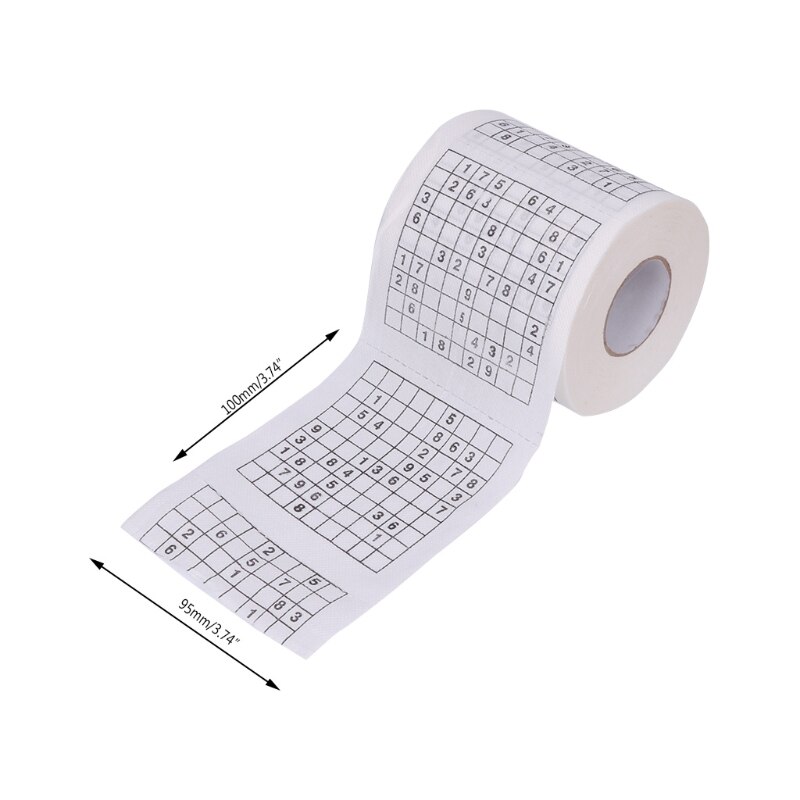 dauerhaft Sudoku Gedruckt Seidenpapier Gewebe Wc papier spaß spiel Lustige Praktische Werkzeuge für Leben