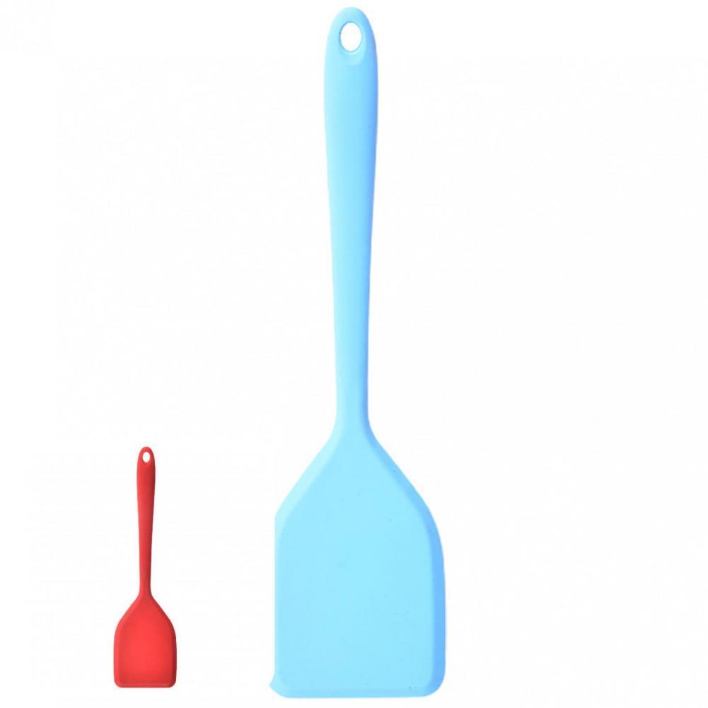 Spatules en Silicone pour barbecue, couleur unie, polyvalent, rapide, économie de travail