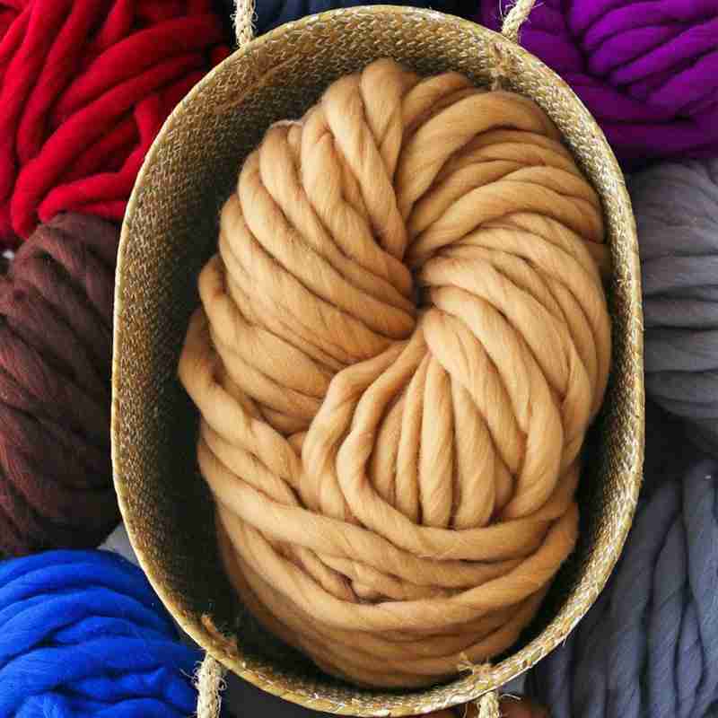 arm knitting yarn Chunky Wool Yarn Super Soft Bulky Arm Knitting Wool Roving Crocheting knitting accessories bags DIY