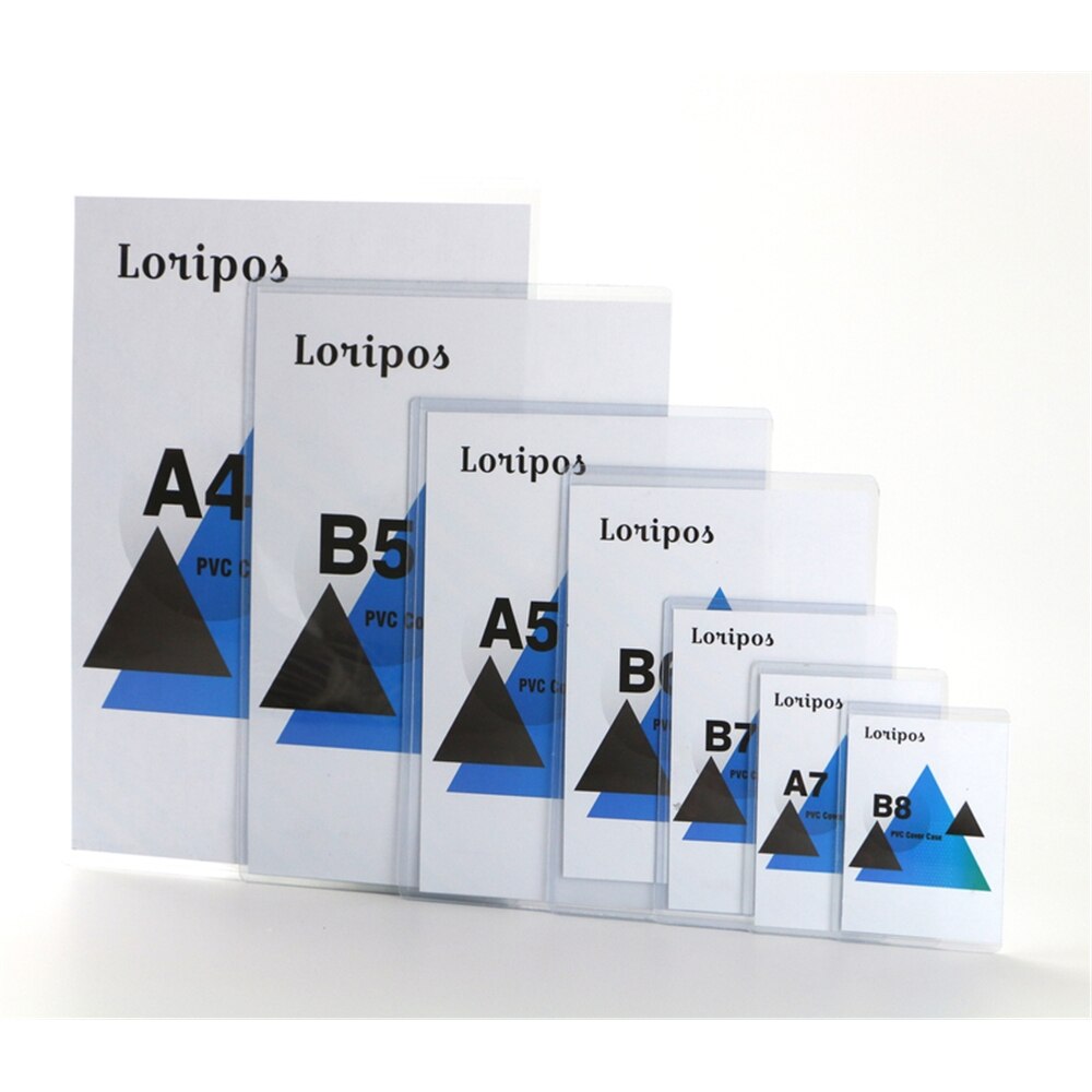 Porte-affiche de poche en vinyle A4 A5 A6 A7, étiquette de prix, étui rigide, pochette d&#39;étiquette, sac en plastique, enveloppe en Pvc, feuille de protection