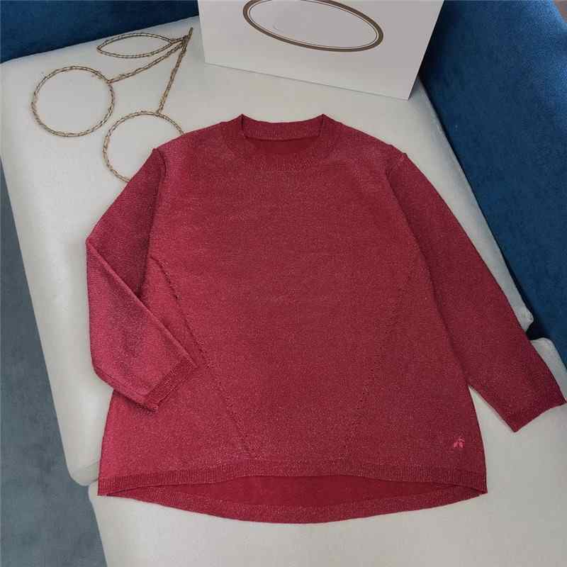 Bp-tyylinen kirsikkakuvioinen neule tytölle lasten lämpöneulevaate lapsille lasten punainen neule villapaita