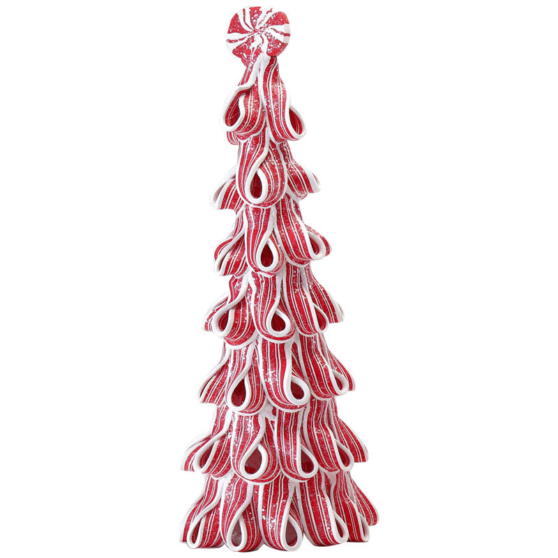 Julepynt husholdningslysende blød keramik ler slot hus brød jord, juleindkøbscenter vinduespynt sæt: Lysegul