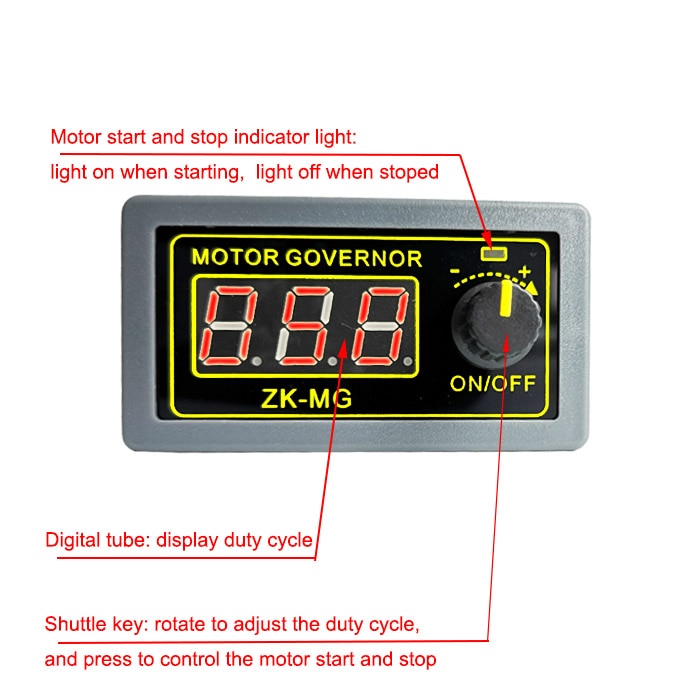 5V 12V 24V high power PWM dc controller LED dimming module display duty ratio frequency 150W dc controller