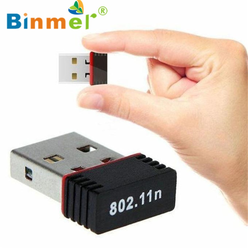 Binmer Free shiping Wireless 150Mbps USB Adapter WiFi 802.11n 150M Network Lan Card Wireless adapter Sep 12