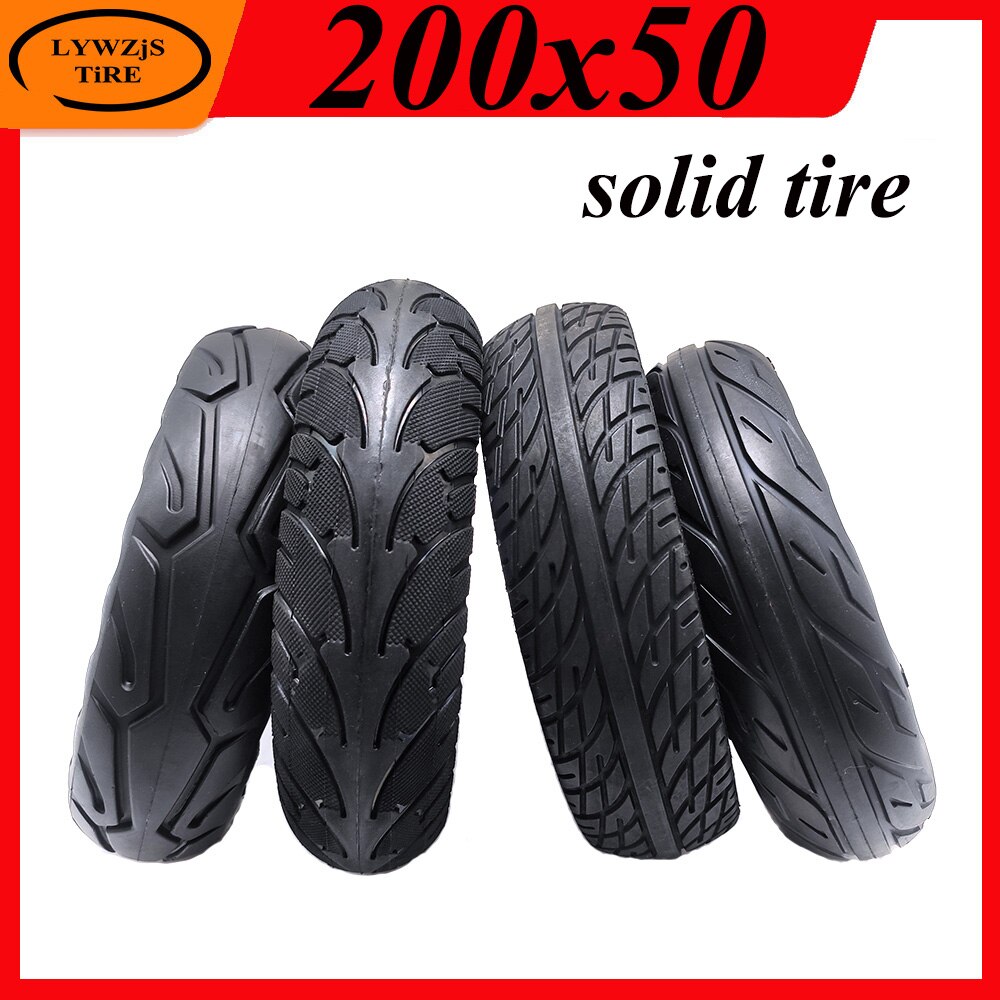 Good 200x50 Solid Tire 8 Inch Explosion Proof Tyre for Electric Scooter Accessories