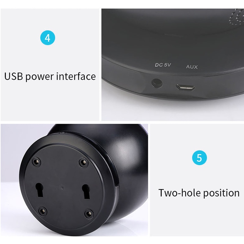 Usb projektor nattlys ledet stjernehimmel projektor nordlys hjelpe søvn marine projeksjonslys fargerike havbølge nattlys