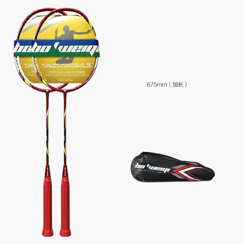 Badminton Beginner Carbon Badminton Racket Ultralight Offensive Defensive Racket Training Sport Team Racquet With Bag