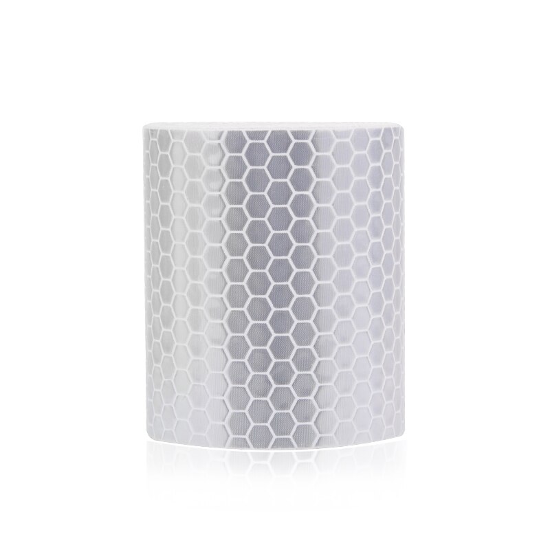 5cm*300cm Car Reflective Tape Decoration Stickers Car Automobiles Warning Safety Tape Film Auto Reflector Sticker: Silver
