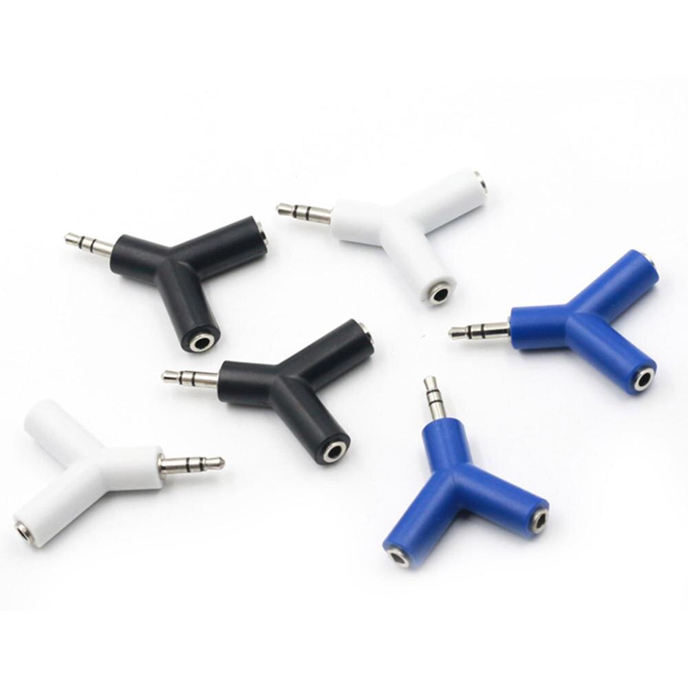 3.5 Mm Praktische Y-Type Audio Adapter Voor Computer Headset Paar Splitter