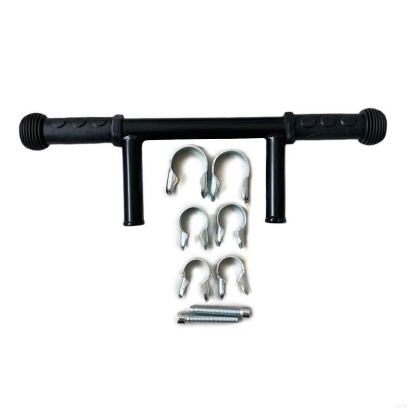 Kinderwagen met dubbele buis, verlengstang voor comfortabel duwen, eenvoudige installatie: Geel