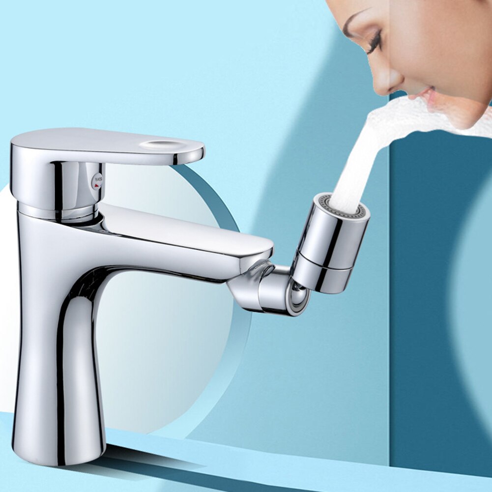 Boquilla de fregadero de cocina, cabezal de grifo Universal a prueba de salpicaduras, aireador de grifo giratorio de 720 grados, rociador de ahorro de agua para baño, filtro de lavabo