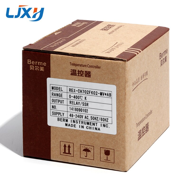 CH702 Dual Output SSR and Relay Two Relay Output LCD Digital PID Intelligent Temperature Controller 48-240V AC
