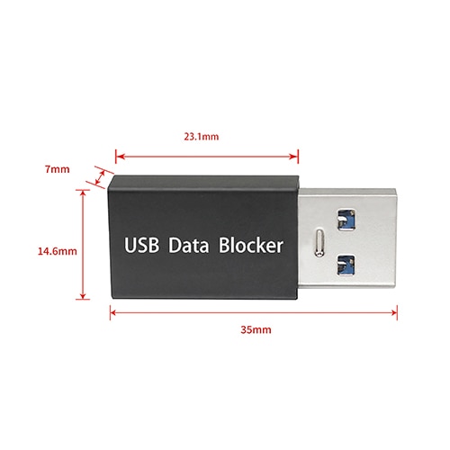 USB Data Blocker Defender Protects Phone Tablet From Public Charging Stations Hack Proof Mobile Phone Converters