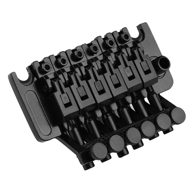 Sistema de montaje de puente de doble trémolo para guitarra eléctrica, piezas de repuesto para guitarra eléctrica floyd rose, Ibanez, jem, color negro