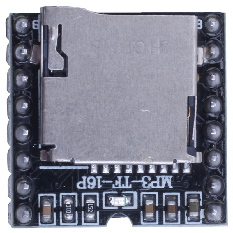 3pcs Mini MP3 Player Module DFPlayer MP3-TF-16P Support MP3/WAV/WMA TF Card FAT16/32 with Simplified Output Speaker