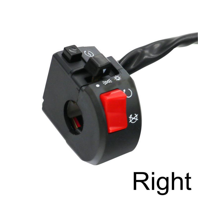 Motolovee 22Mm Motorfiets Switches Motor Claxon Turn Signaal Elektrische Fog Lamp Light Start Stuur Controller Schakelaar