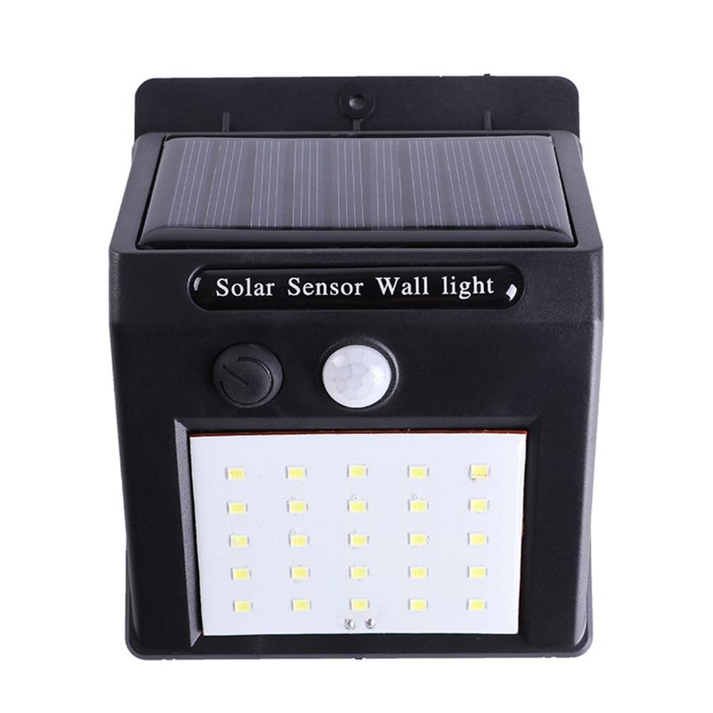 Waterdicht 25 Led Solar Power Pir Motion Sensor Tuin Wandlamp Outdoor Home Licht